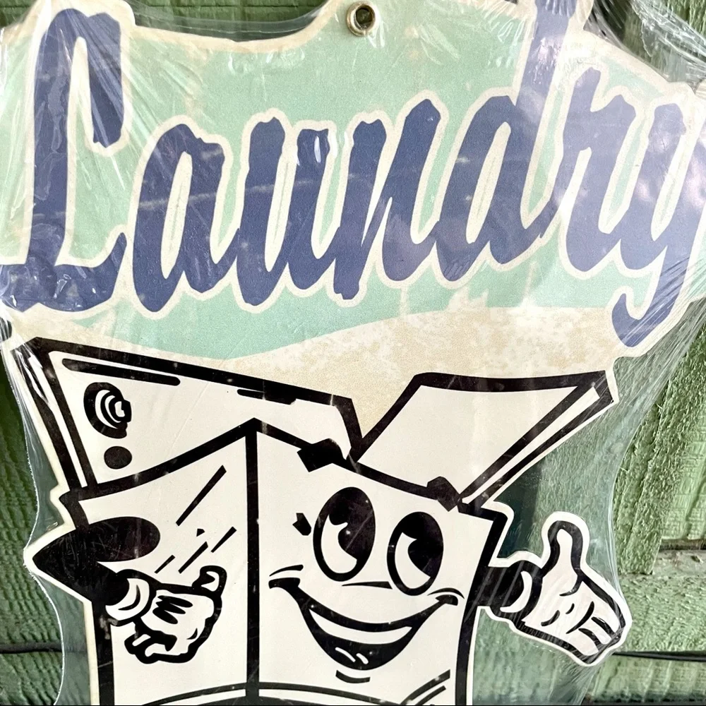 NEW Heavy Duty Steel Laundry Plasma Cut Metal Sign